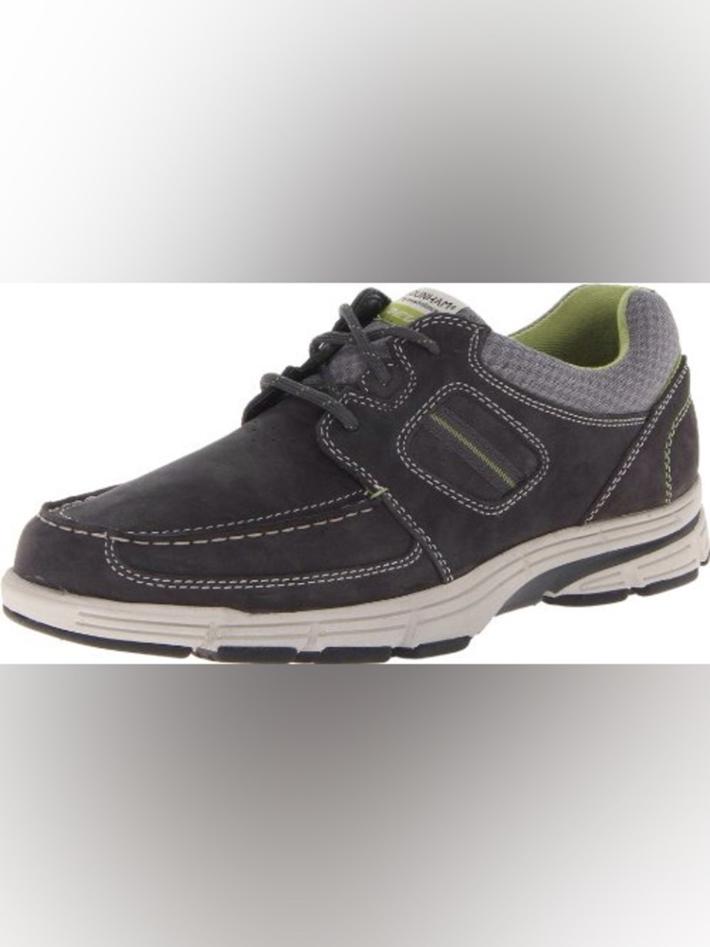 GUC! Dunham Men's Revsly Oxford Nubuck Leather Gray Shoes size 10.5 4E